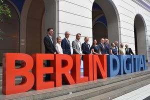 Pressekonferenz am 12.9.2016: Digitale Hauptstadt - neue Professuren für Berlin (Foto: TU Berlin/Anna Groh)