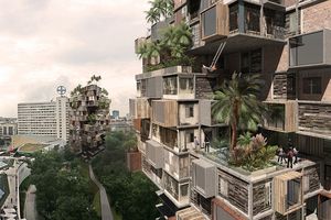 Wohnen in der Stadt der Zukunft – vertikale Visionen aus einer Masterarbeit im Studiengang Architektur von Thomas Nurna und Vasilios Tsitiridis