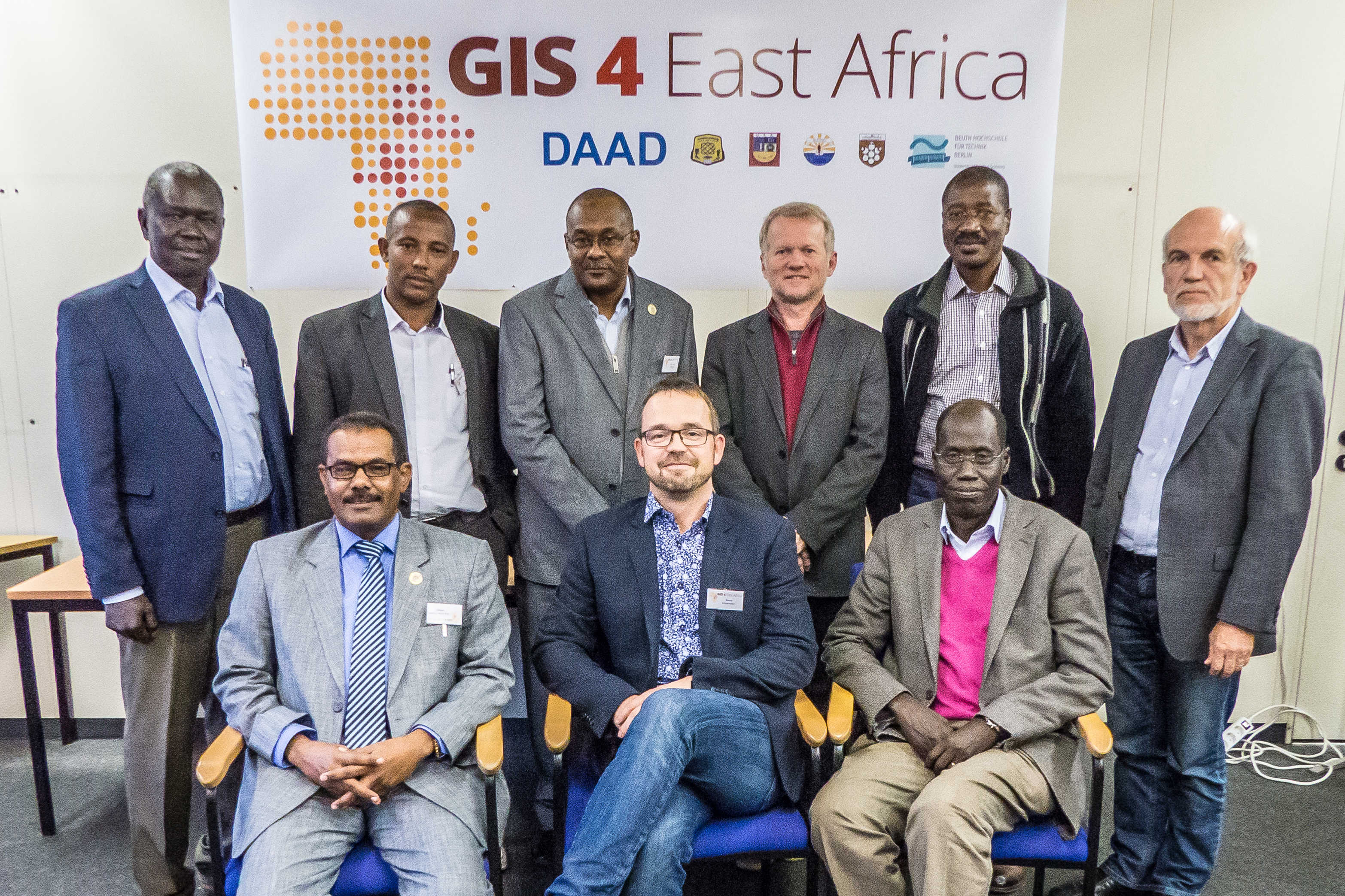 Besuch aus Ostafrika zum Start des Programms GIS 4 East Africa (Foto:Vigerske)