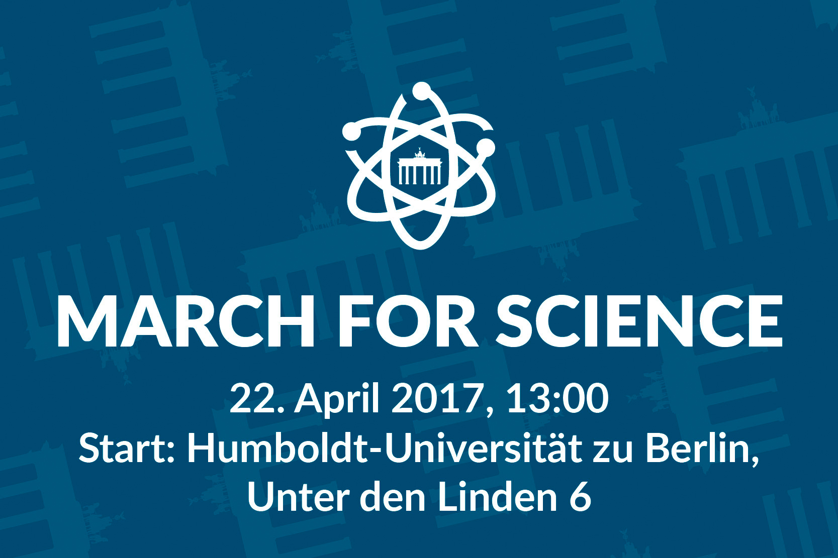 Banner March for Science Berlin