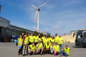 Studierende des Studiengangs MBA Renewables besuchen die Enerparc AG.