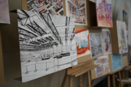 Ausstellung studentischer Zeichnungen aus dem Studiengang Architektur