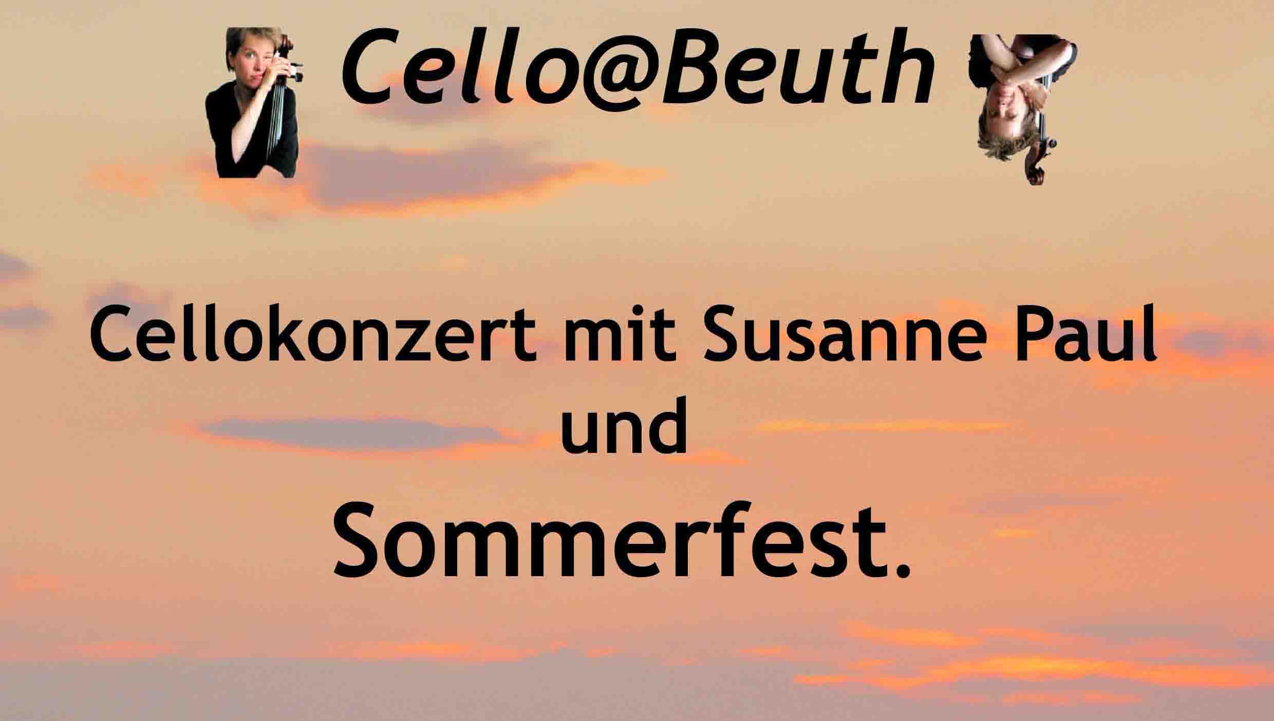 Cello@Beuth - Solokonzert der Künstlerin Susanne Paul.