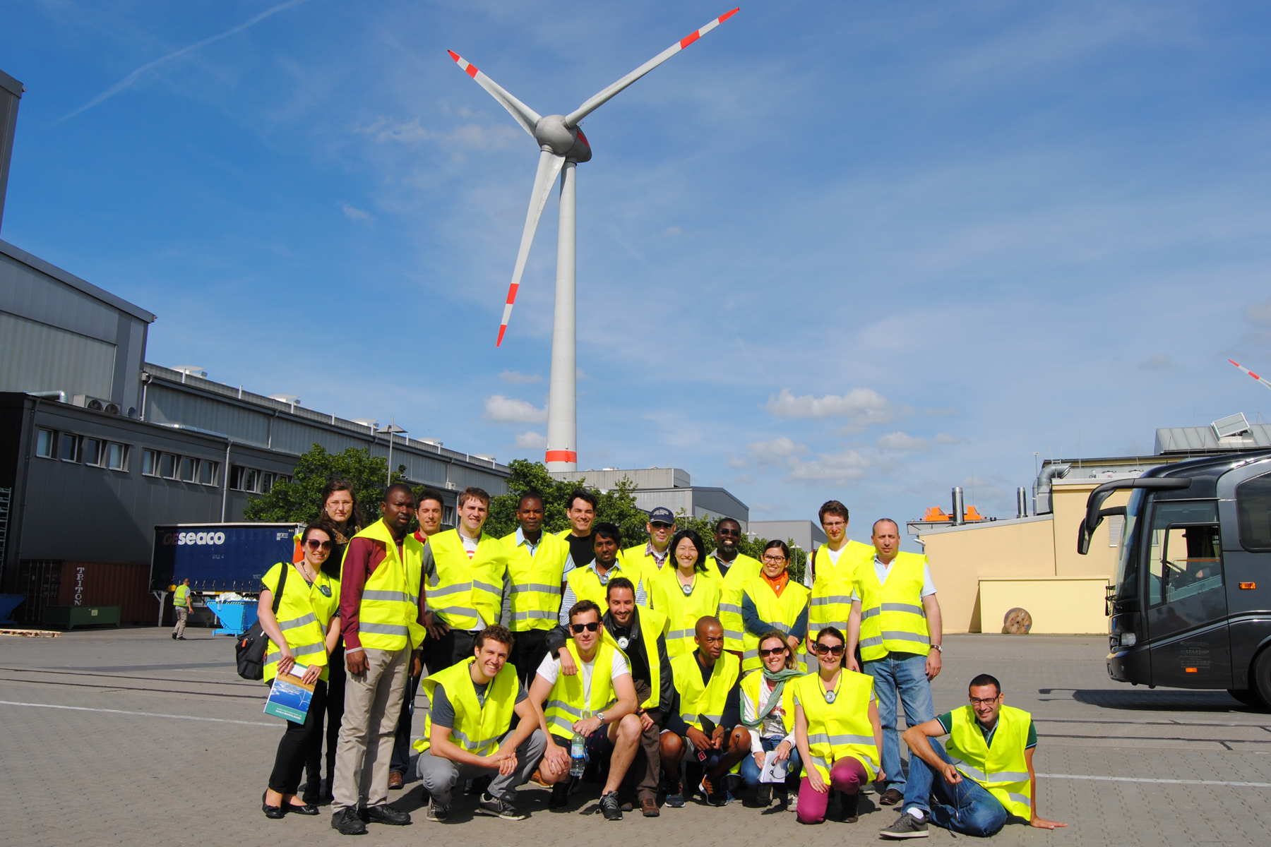 Studierende des Studiengangs MBA Renewables besuchen die Enerparc AG.