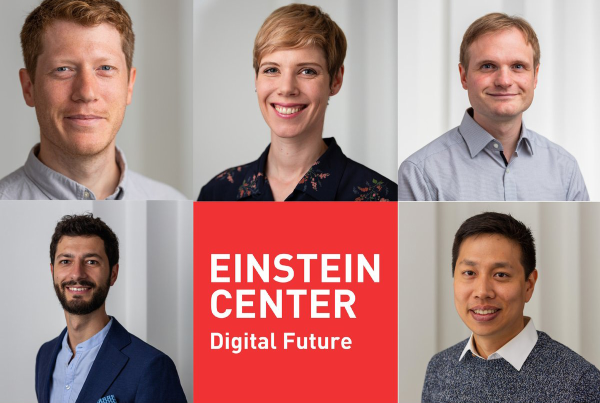 Neue Professuren am Einstein Center Digital Future ©ECDF/PR/Felix Noak